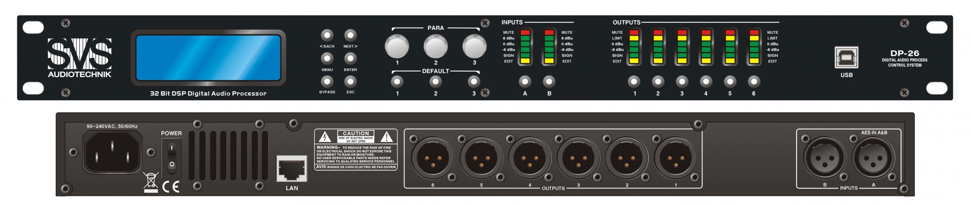 SVS Audiotechnik DP-26 Цифровой процессор: 2 входа 6 выходов в Глазове