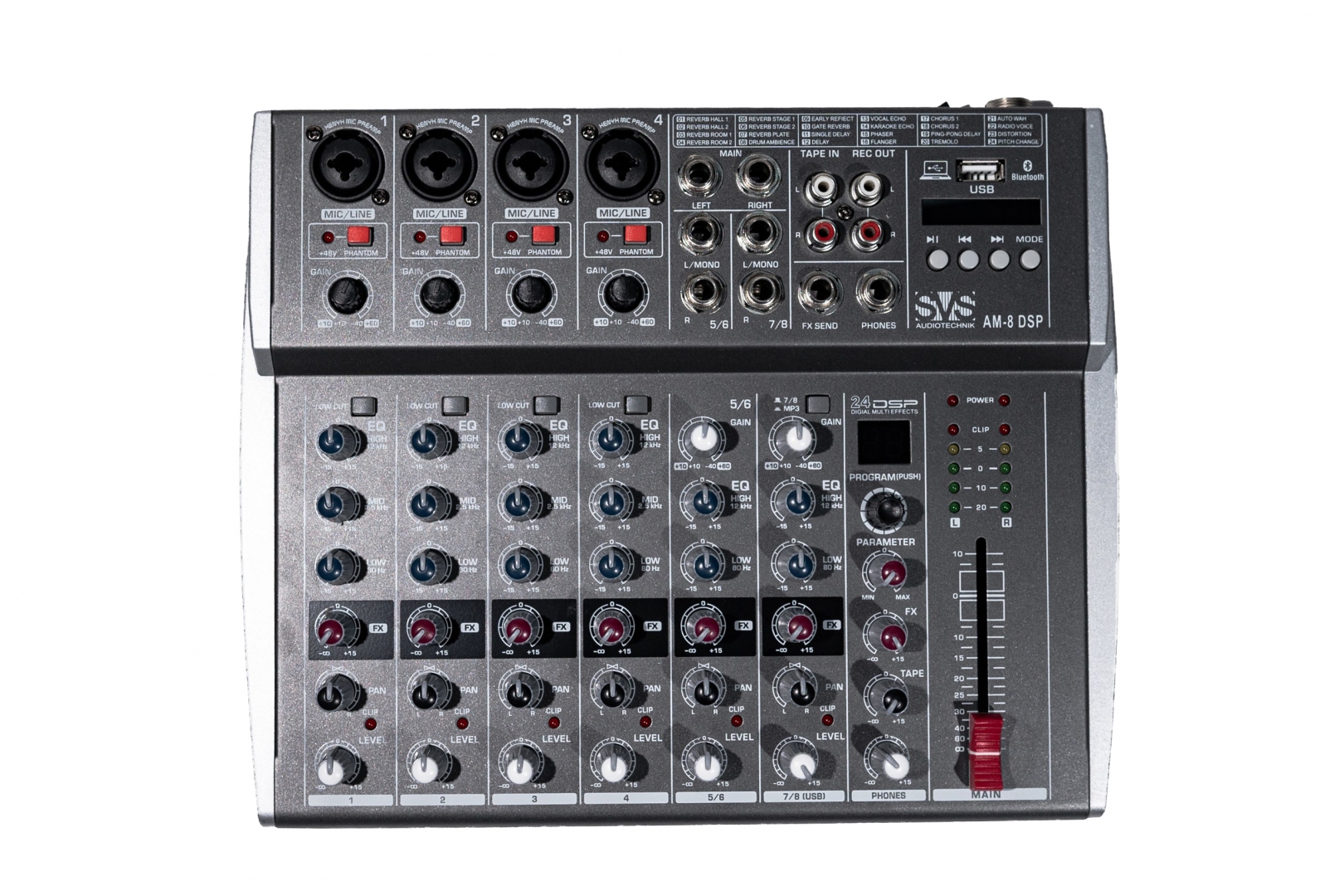 SVS Audiotechnik mixers AM-8 DSP Микшерный пульт аналоговый, 8-канальный в Глазове